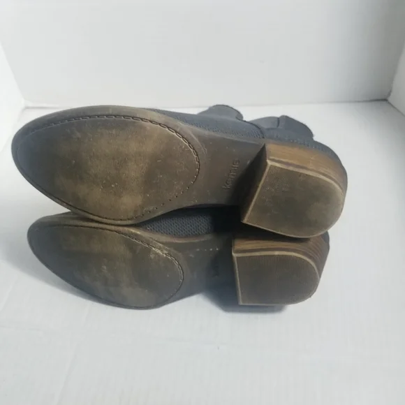 KENSIE GRAY HEELED ANKLE BOOT SIZE 7.5 - Picture 9 of 16